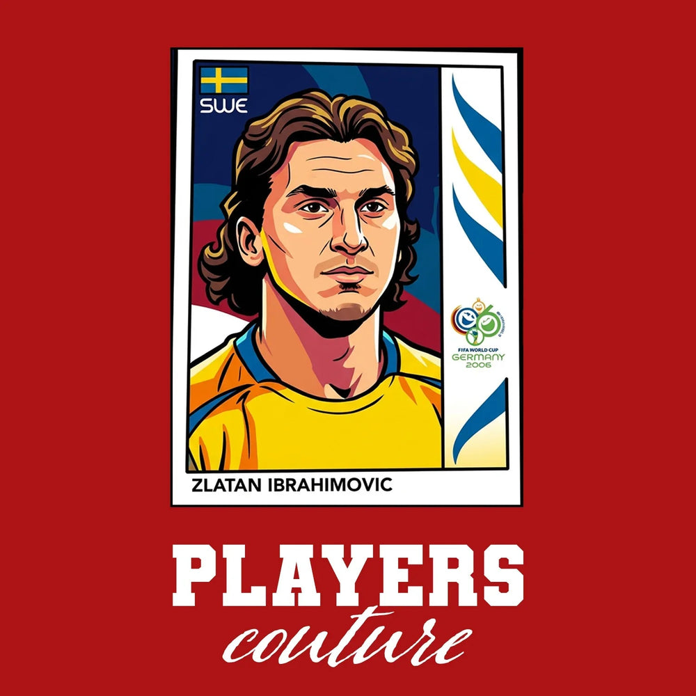 Zlatan Ibrahimovic World Cup Sticker Kids Hoodie – zlatan red Players Couture design