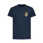 Zlatan Ibrahimovic World Cup Sticker Kids T-Shirt – zlatan sticker kids navy tshirt Players Couture design