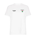Zoltan Gera t-shirt – white men's t-shirt featuring the Zoltan Gera Players Couture logo