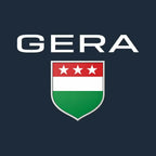 Zoltan Gera Logo Men's Hoodie – navy close-up detail shot of the Zoltan Gera Players Couture logo design